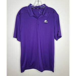Nike Golf Dri-Fit purple short sleeve polo shirt - large